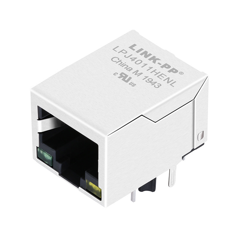 ARJM11B1-009-AB-EW2 manufacturers supply 10P8C female gigabit network connector with light