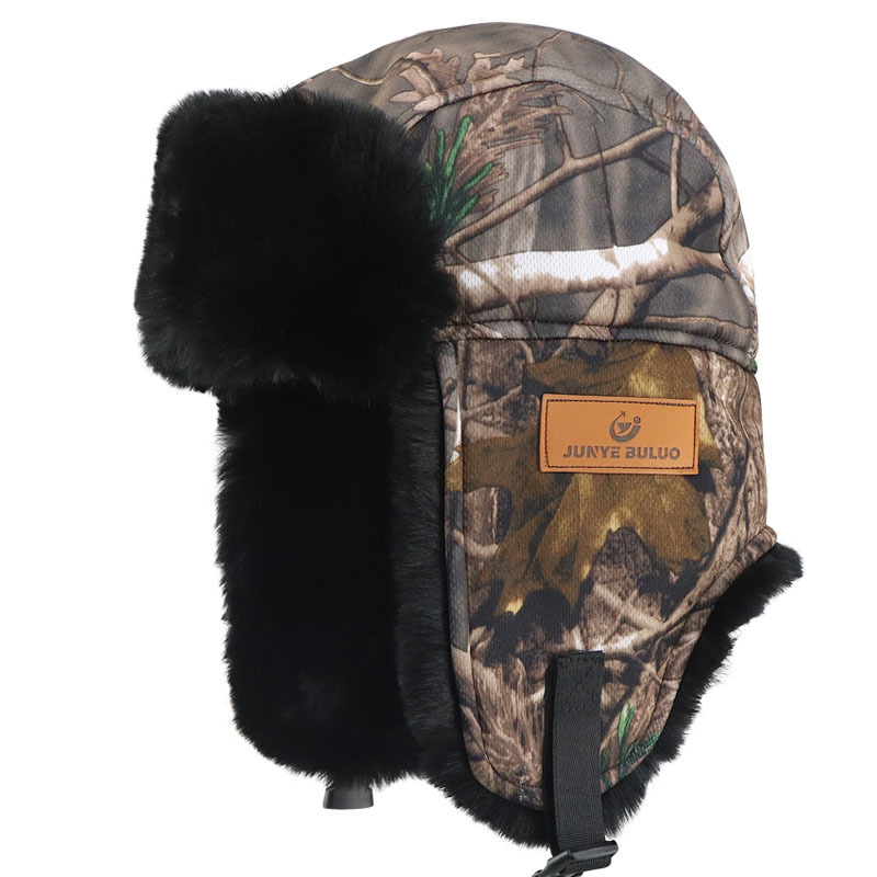 Gorro de invierno grueso Thunderbolt gorro de esquí protector de orejas al aire libre protector de frío y calentamiento gorra de cabeza transfronteriza unisex