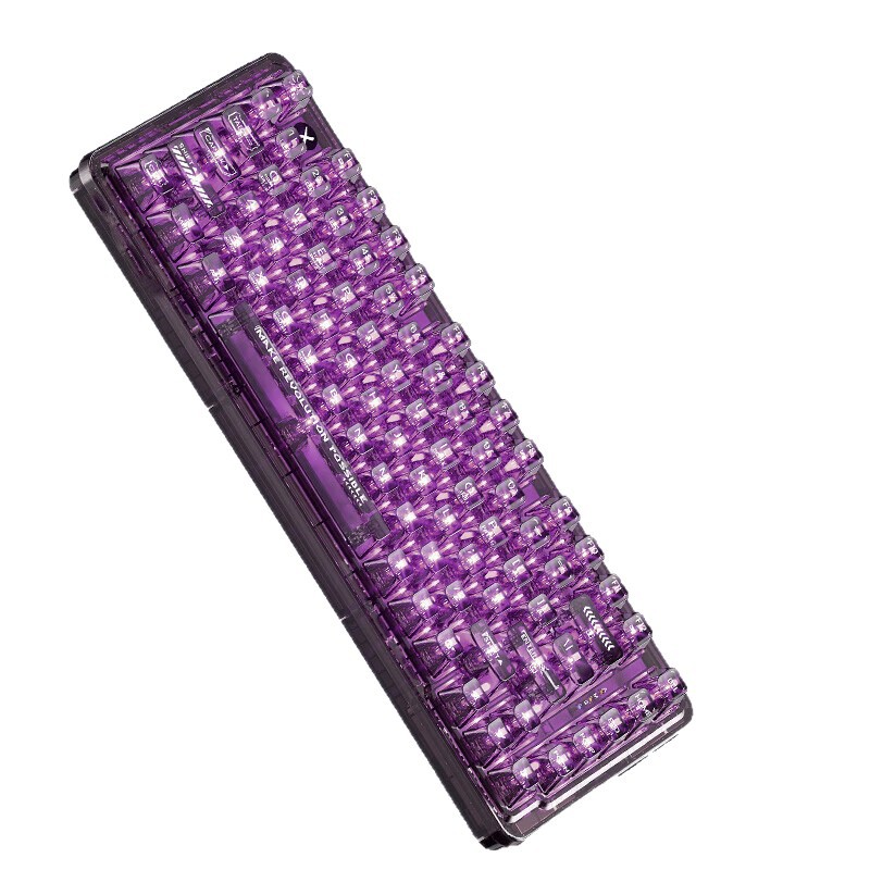 Estructura de junta K75 teclado mecánico cableado futuro personalizado teclado mecánico de deportes electrónicos de oficina especial para el hogar