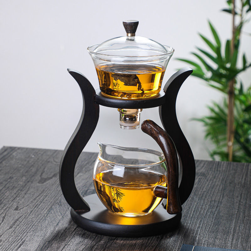 Lazy man tea set full set fully automatic Tea makers Heat Glass suit household Gifts teapot Kung Fu Cup