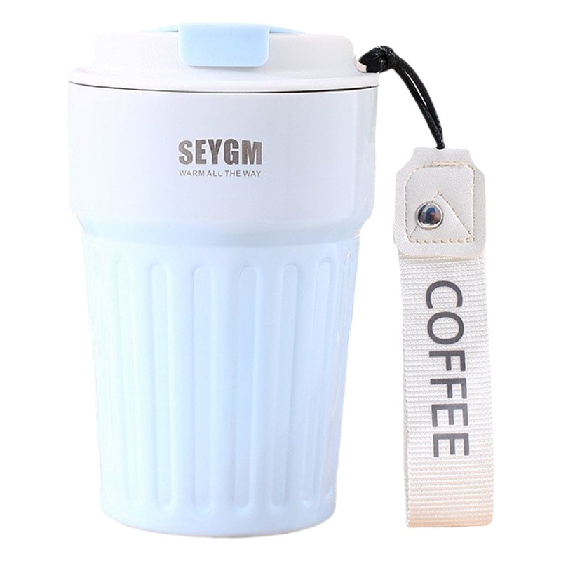 Sudeste asiático popular nuevo 304 de acero inoxidable taza de café termo taza de agua de alta apariencia Oficina taza de coche portátil