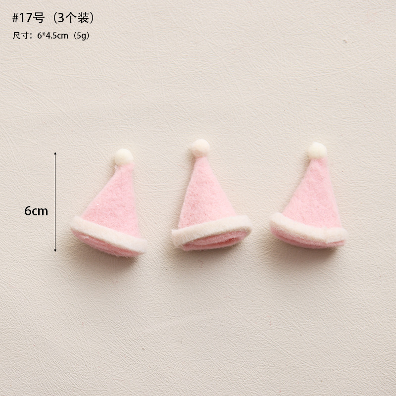 Navidad fieltro de lana decoración colgante accesorios DIY hechos a mano árbol de Navidad alce paquete de regalo pan de jengibre accesorios colgante hombre