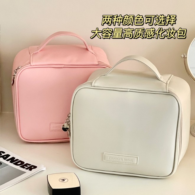 Bolsa de maquillaje de viaje impermeable multi-zonción bolsa de lavado bolsa de maquillaje de viaje bolsa de almacenamiento portátil simple