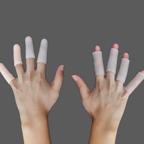 Удлиненный палец ног массаж защитный чехол маленький палец трубки протекторы