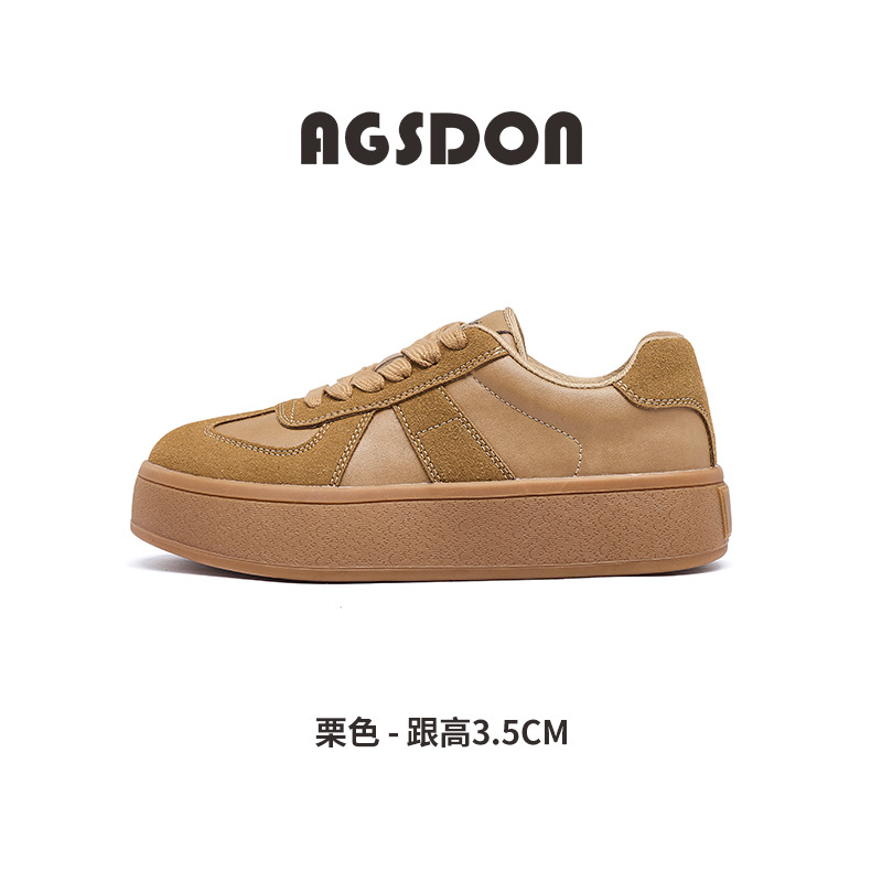 Zapatos de invierno 2025 nuevos zapatos de skate plano grueso y zapatos blancos de estudiantes de lana