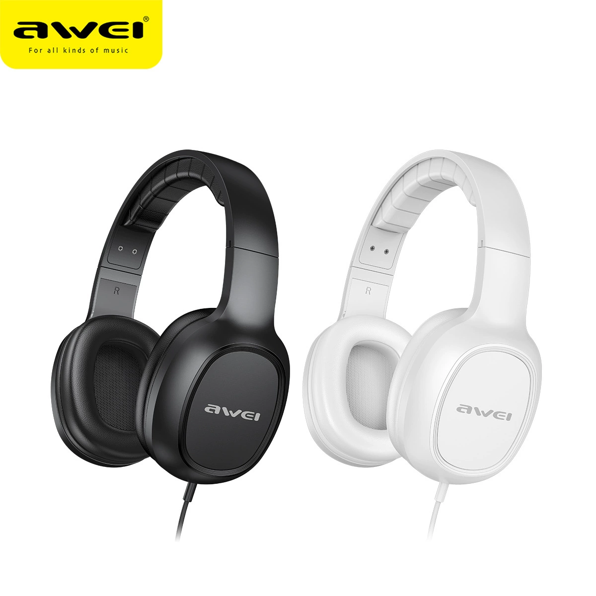 Awei Wei GM-6 проводные наушники гарнитура с микрофоном, звонки, HiFi стерео, высокое качество