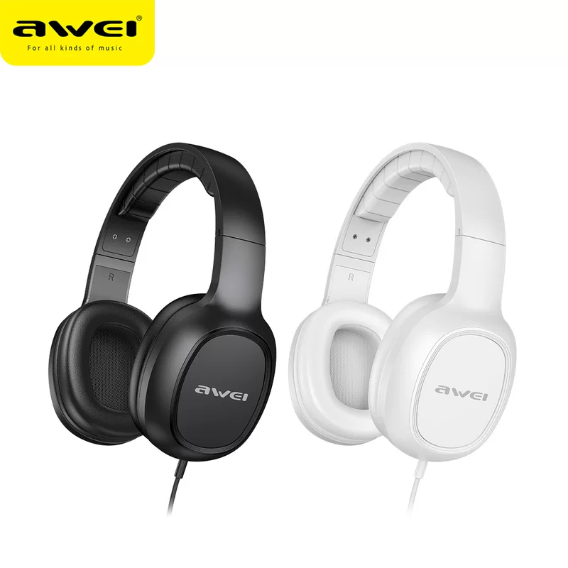 Awei Wei GM-6 проводные наушники гарнитура с микрофоном, звонки, HiFi стерео, высокое качество