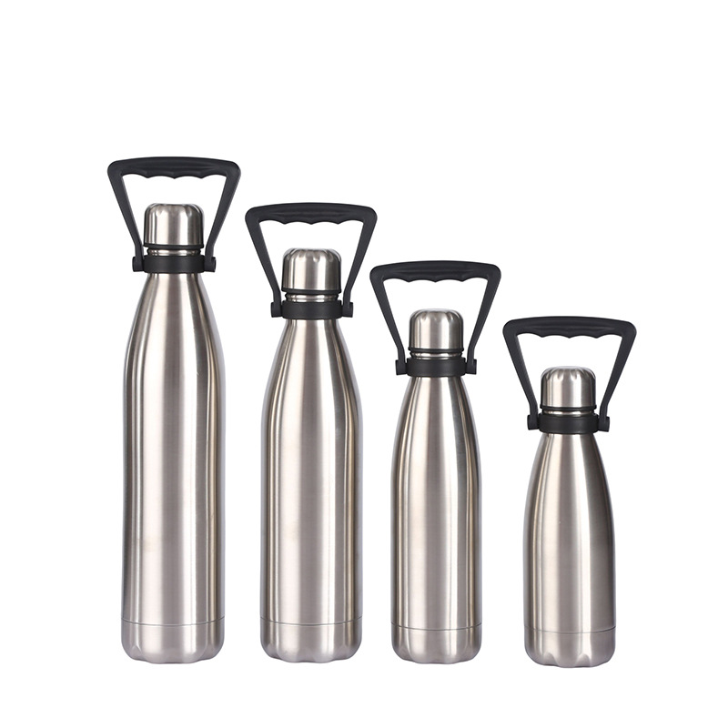 Suministro directo de fábrica de acero inoxidable 304 de doble capa botella de coque termo taza con portátil deportes al aire libre botella de agua al por mayor