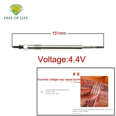 Bk3Q-6M090-Ab Is Suitable for glow plug