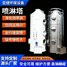 pp喷淋塔工业废气处理设备脱硫除尘酸雾净化塔洗涤塔不锈钢喷淋塔