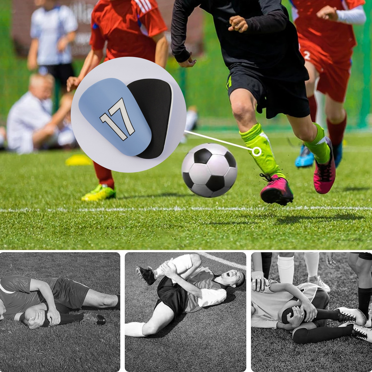 Shin Guard Shin Pads Football Shin Guard Calf Insert Student Insert Training Guard Plate Protective Gear_voghion.com