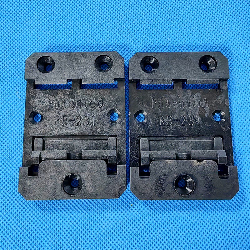 导轨卡扣RB-231卡子 c45导轨支架卡扣C35C45U型塑胶导轨卡扣