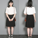 加肥大码女装职业裙女装200斤300斤一步裙工装半身  一件代发
