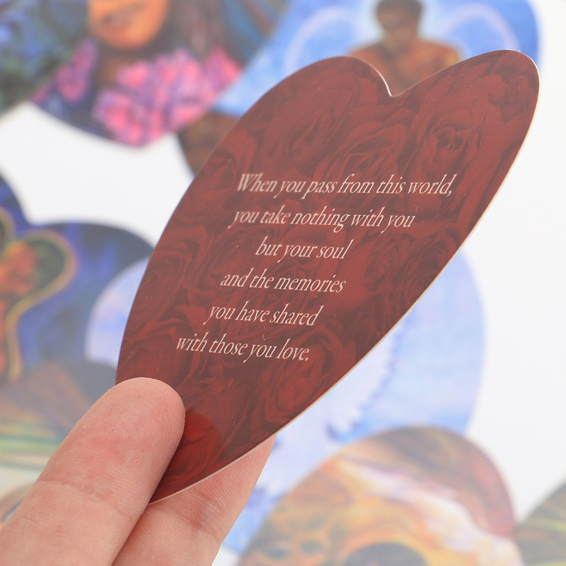 Lovers Couple Oracle Tarot Heart-shaped Cards_voghion.com
