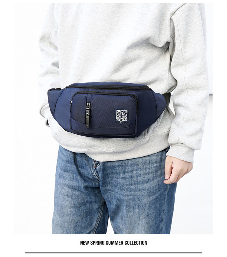 Korean-style chest bags, men's crossbody bags, sport single-shoulder bags, waterproof men's small backpacks, casual men's bags, summer waist bags trend undefined