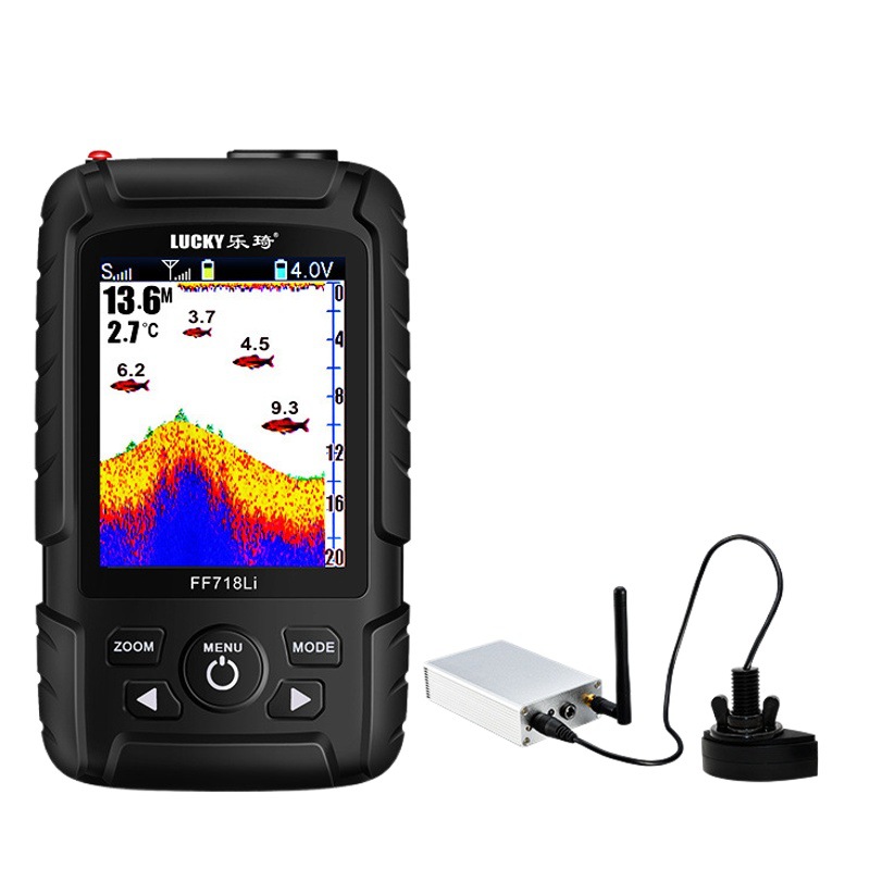 Leqi 300m Wireless Soundna Hd Detector Remote Control Detection Outdoor Supplies Fishing Gear Wholesale Fish Detector