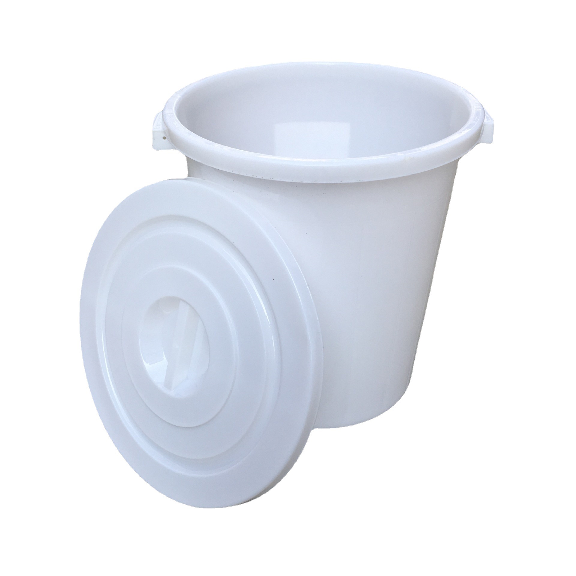 生产容量400斤塑料大白桶 带盖带耳塑料圆桶 发酵用酒桶供应