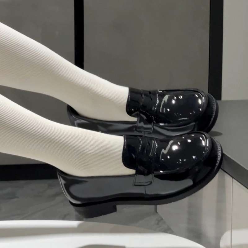 UNIITY ベーシック JK 制服靴日本のかわいいラウンドトゥスクール供給耐摩耗性快適な軽量茶色の小さな革靴|undefined
