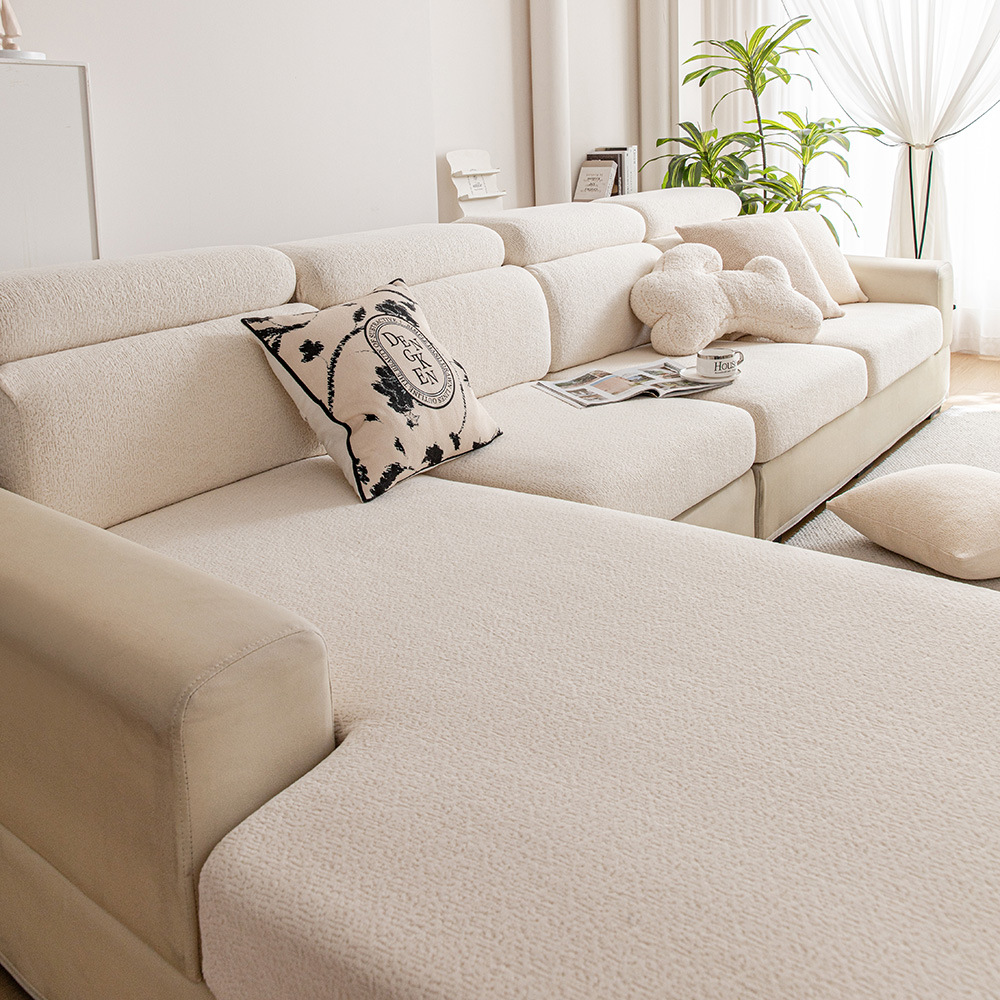 European Minimalist, French Romantic,Stretch Sofa Cover, Scratch-resistant Couch Slipcover, Non-slip Furniture Protector, Washable Elastic Cover, Pet_voghion.com