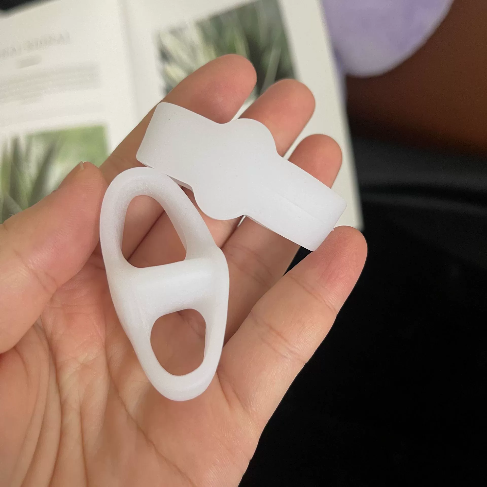 Большой вальгусный Ортез на восемь больших пальцев Силиконовый Ортез с двойным кольцом для разделения пальцев ног молоток устройство для ухода за пальцами ног