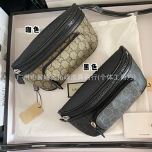 直供跨境双G经典老花胸包单肩斜挎多功能腰包男女同款相机包邮差