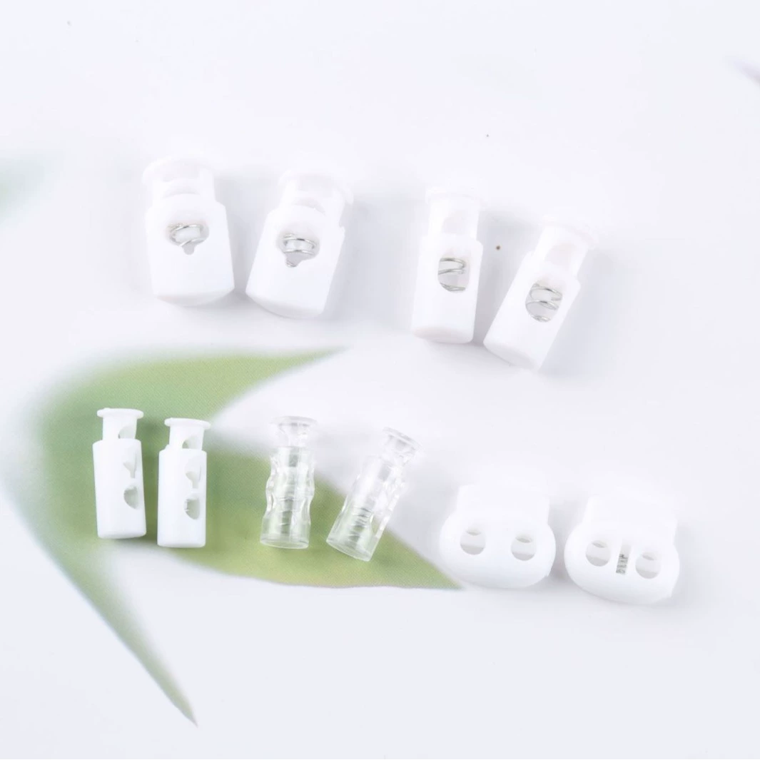 Затяните пуговицу пластиковая пружинная пряжка эластичная регулируемая пряжка