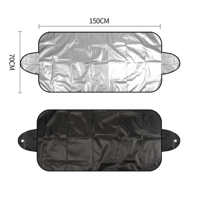 front windshield cover thickened silver: Car snow shield