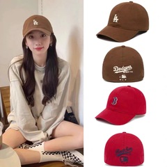 韓国MLB野球帽cp 19封口帽LA男女同型ソフトトップ刺繍全閉鎖NY鸭舌帽