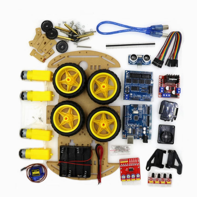 Four-Wheel 4Wd Smart Car Kit DIY Two-Wheel 2Wd Smart Car DIY Kit/Tracing/Bluetooth Car Four-Wheel 4Wd Smart Car Kit DIY Two-Wheel 2Wd Smart Car DIY Kit/Tracing/Bluetooth Car