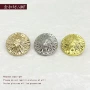凸面不规则条纹金属扣子