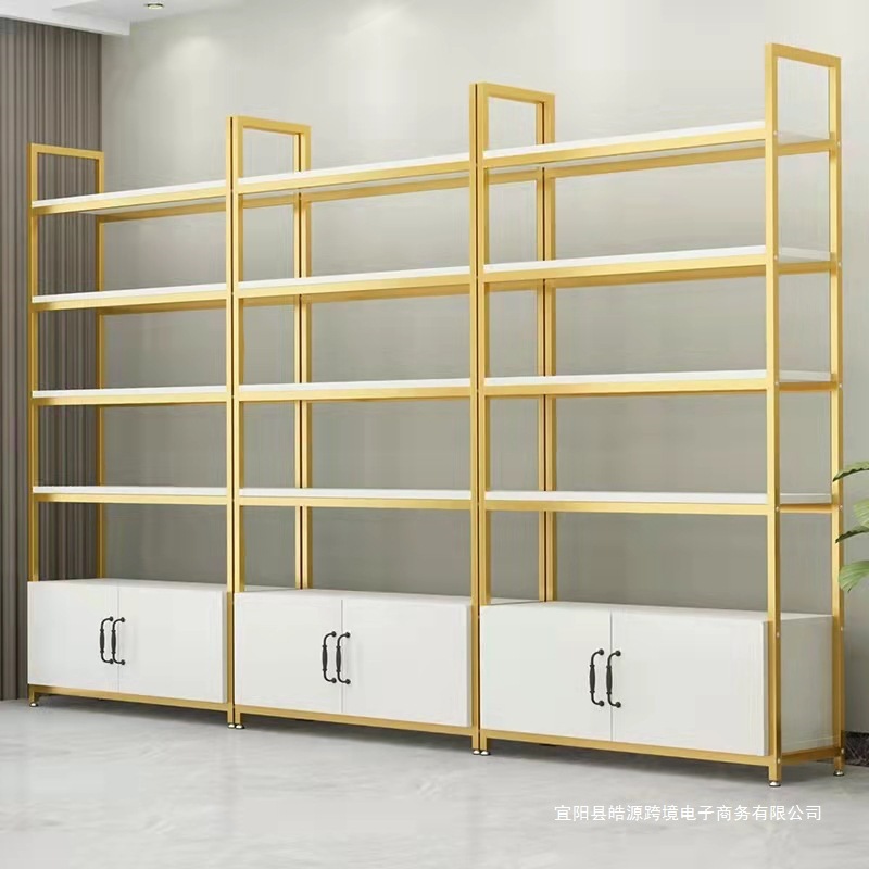 超市货架展会样品化妆品便利店产品收纳鞋店饰品展示架中岛柜批发