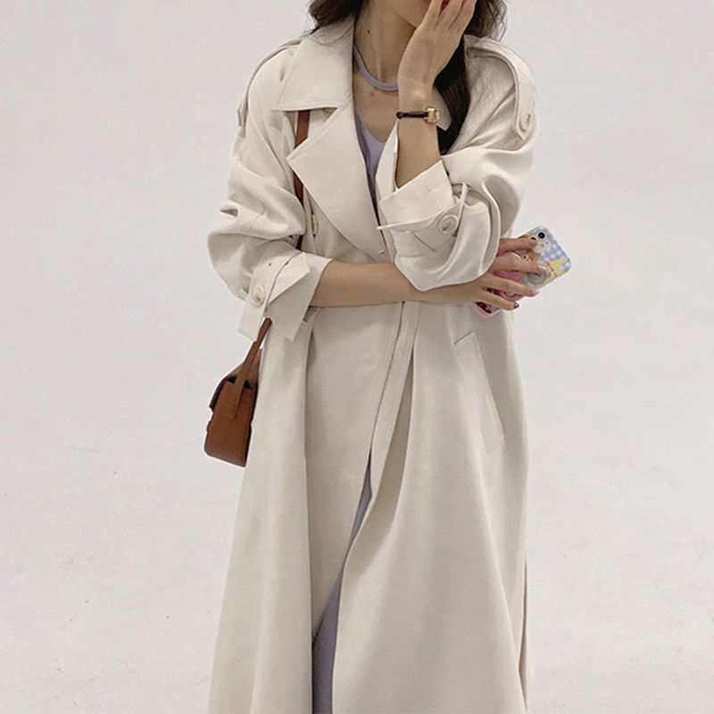 New Chinese-style Tench Women, Autumn 2025, New Koean Chic Style, Mid-length Fo Petite Figues, Popula Coat This_ecoleips.com