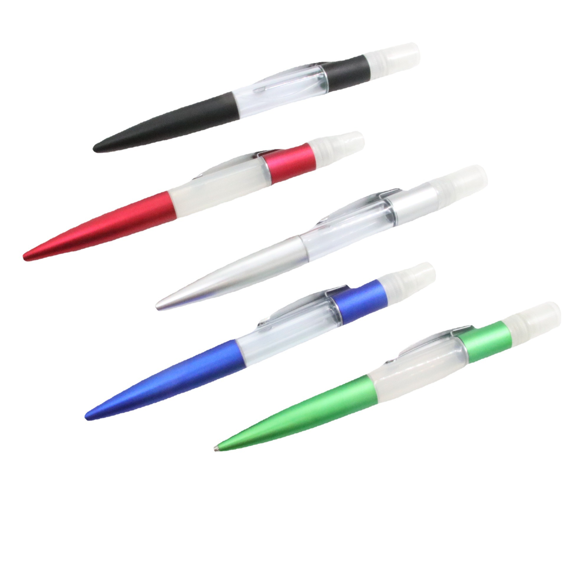 Pluma plástica del espray 3ml en la pluma media del aceite de la acción de la pluma dos-en-uno del bolígrafo pluma de la torsión