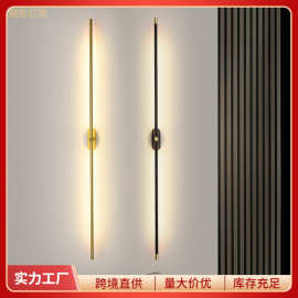 极简镜前灯卫生间led梳妆台化妆灯现代简约浴室灯北欧长条镜柜灯