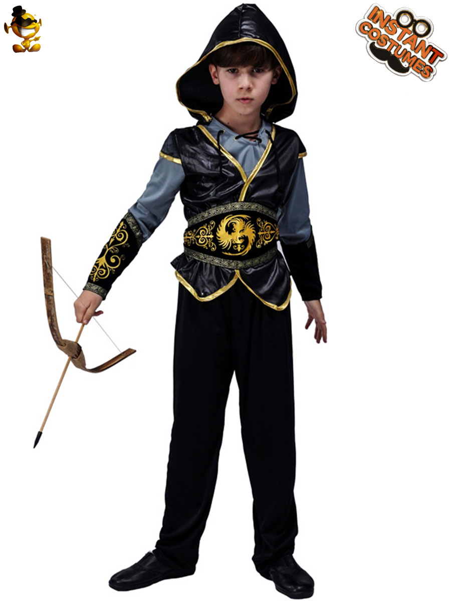 Halloween niño Archer tirador traje Cosplay traje mascarada etapa traje de rendimiento