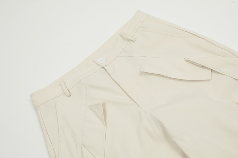 Pantaloni cargo da uomo High Street Pantaloni casual tinta unita Marchio di moda giovanile Design da strada Pantaloni cargo paracadute tutto-fiammifero_voghion.com