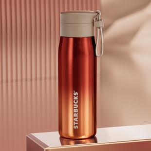 Lucky Red Travel Insulated Cup 296ml Portable Stainless Steel Water Bottle Gift for Men and Women