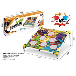 Cross-border sandbag diu-diu music children's pinball battle throwing sandbag cloth target DIY indoor and outdoor parent-child interactive toys