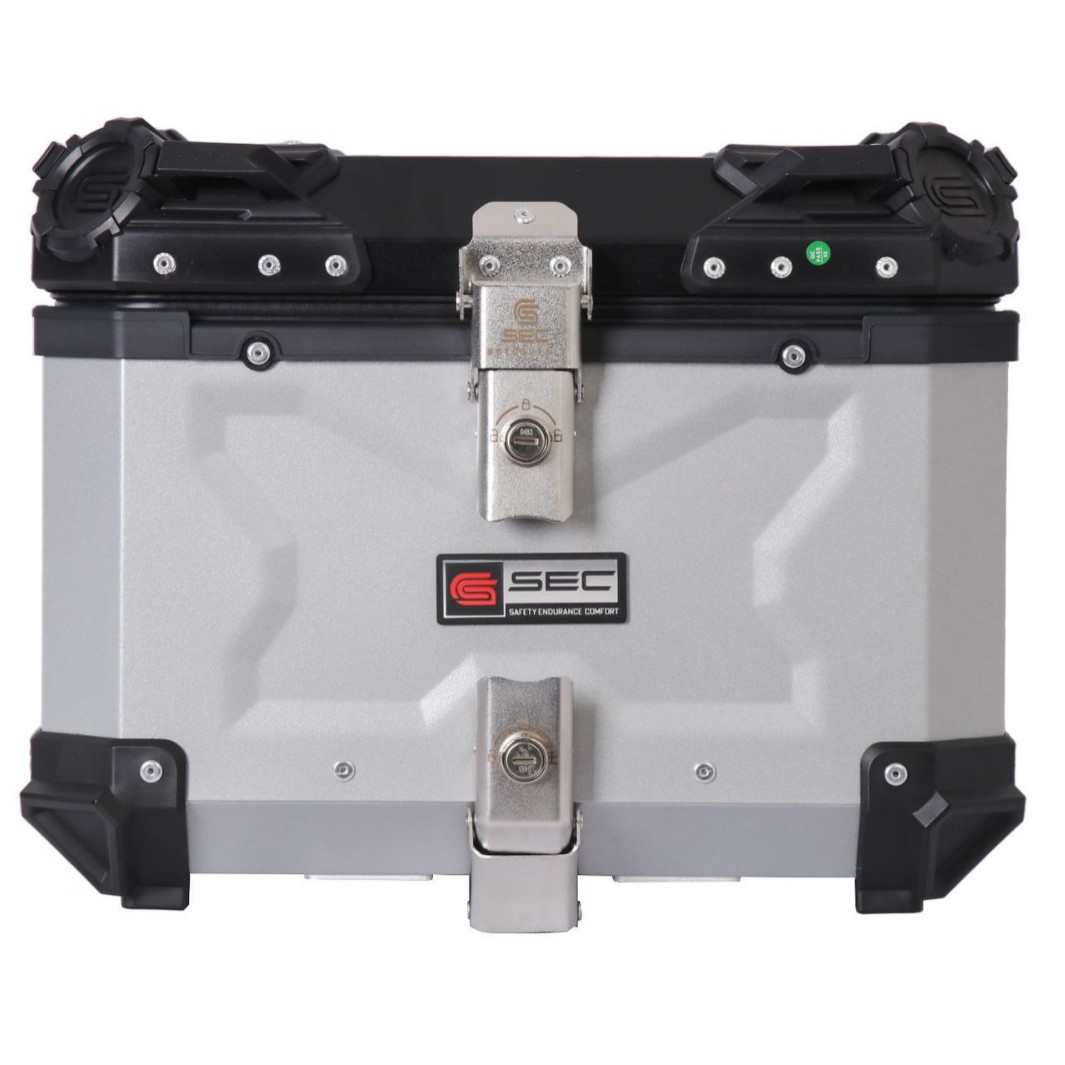 45LSEC extremo desmontaje rápido motocicleta aleación de aluminio caja trasera coche eléctrico caja lateral caja de almacenamiento impermeable