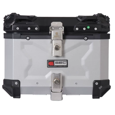 45Lsec Extreme Edition Quick Release Motorcycle Aluminum Alloy Tail Box Electric Vehicle Trunk Side Box Waterproof Storage Box