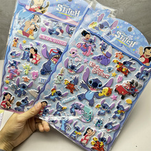 正版授权史迪仔大号泡棉贴星际宝贝史迪奇diy装饰泡泡贴纸手账贴