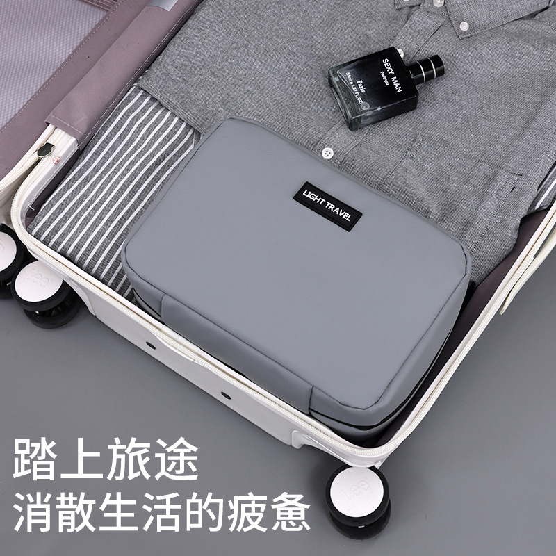 Bolso de lavado nuevo transfronterizo para hombres en viajes de negocios, bolsa de cosméticos de viaje de gran capacidad de separación seca y húmeda de alta gama, bolsa de almacenamiento impermeable