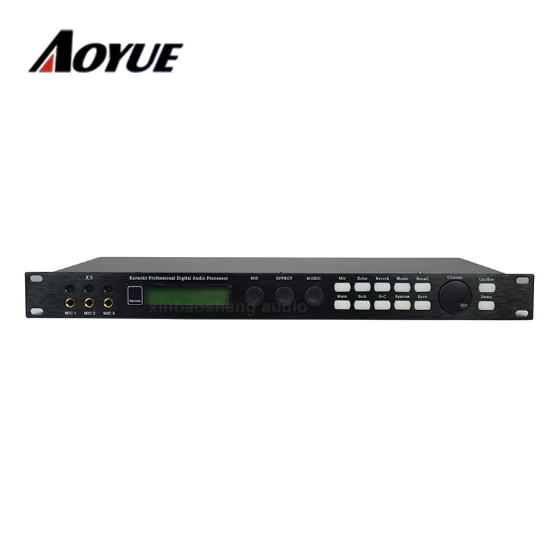 Procesador Digital de Efectos de Audio X5 DSP Anti-Acople para KTV y Karaoke