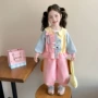 撞色两件儿童小童卫衣