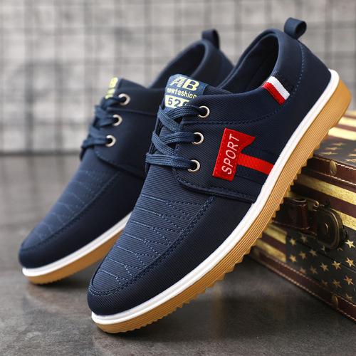 Men's Casual Shoes with Cowhide Sole, Old Beijing Cotton Shoes, Wholesale Breathable and Comfortable Non-Slip Canvas Shoes for Men