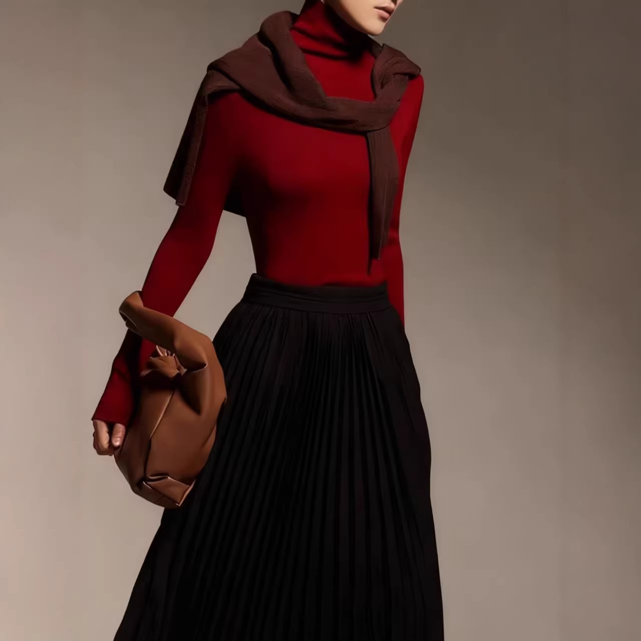 【Distribution】Women's Clothing Factory Direct, Seamless Thickened Machine-Washable Wool Sweater for Layering, Knitwear