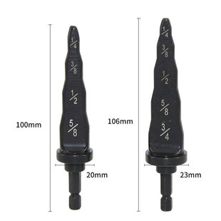 2Pcs Copper Tube Expander Hexagonal Handle Hand Drill with Imperial Metric Expander Cross-Border Wholesale New Product