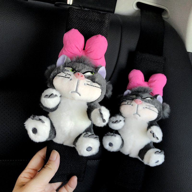 Lucifer Cat Control central Decoración de pantalla Espejo retrovisor de coche Muñeca de coche Muñeca de coche Accesorios de coche lindo