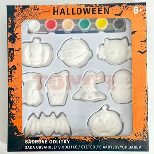 Gypsum Doll Halloween Kidsren's DIY Handmade Creative Toys Graffiti Painting Stone Carving Decorative Ornaments Carving