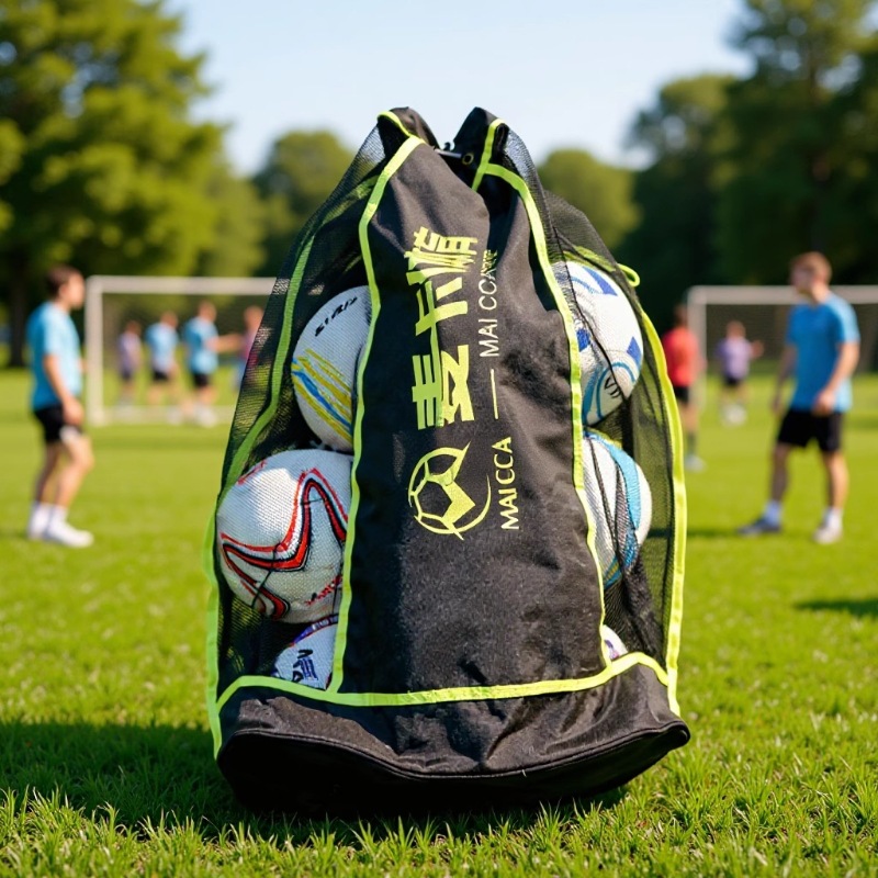 New Ball Bag Football Cosmetics Bag Basketball Volleyball Football Equipment Large Mesh Bag Large Cosmetics Bag Mesh Bag